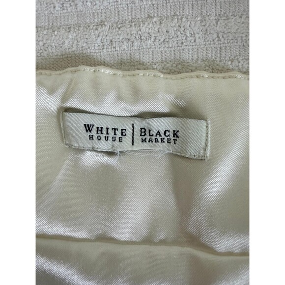 White House Black Market Halter Satin Lace Midi Dress XS/S Coctail Romantic - Picture 11 of 11